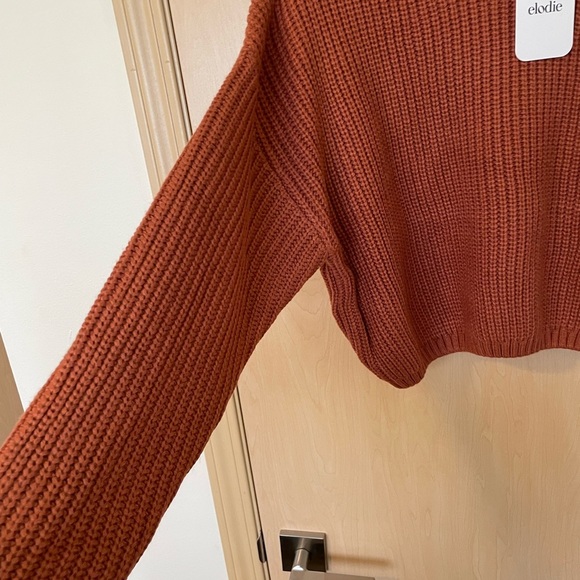 NWT Elodie Rust colored Sweater XL - Picture 3 of 5